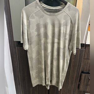 Lululemon Tan Camo Metal Vent Shirt